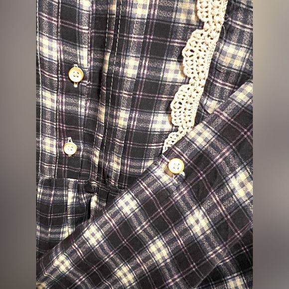 NWT Hem & Thread | Plaid Shirt with Bib Detail - Picture 5 of 8